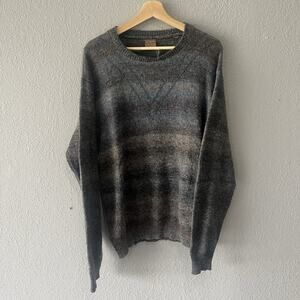 Vintage 80’s Crewneck Sweater Men’s XL Loungewear Knitwear Long Sleeve Pullover